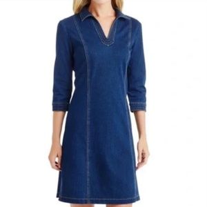 J McLaughlin Cadence Denim Dress Medium
